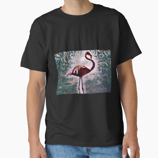 Artikel-Vorschau von "Tropischer süßer Rosa Flamingo Vogel in der Natur" - pegel1973®, designt und verkauft von pegel1973.