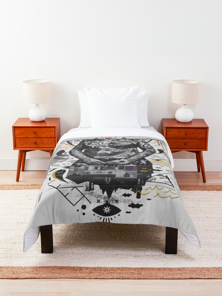 Alternate view of Dweller on the Threshold Comforter