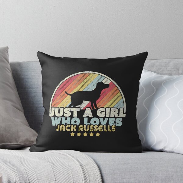Item preview, Jack Russell Design. Just A Girl Who Loves Jack Russells Print designed and sold by PackAPunch.