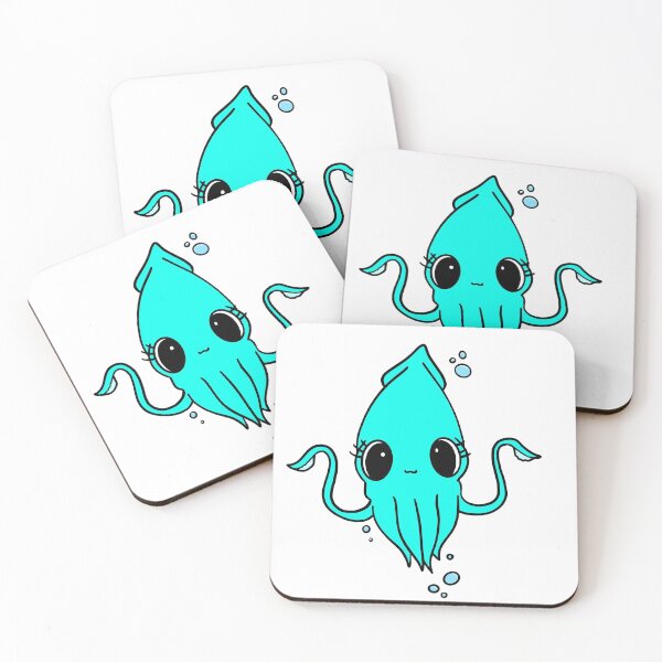 Item preview,  Cute Blue Cuttlefish designed and sold by JUSTBEELEGANT.