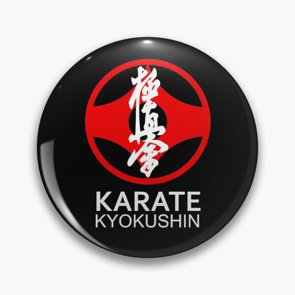 Item preview, Kyokushin Karate Symbol and Kanji White Text designed and sold by DCornel.