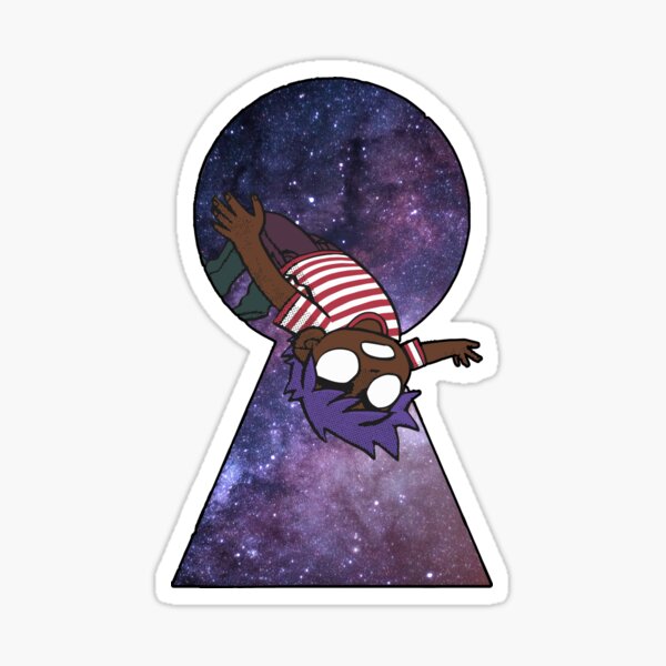 Lil uzi Mask, uzi gang mask Sticker