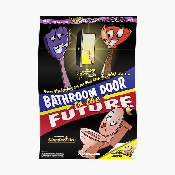 Bathroom Door to the Future Movie Poster Poster