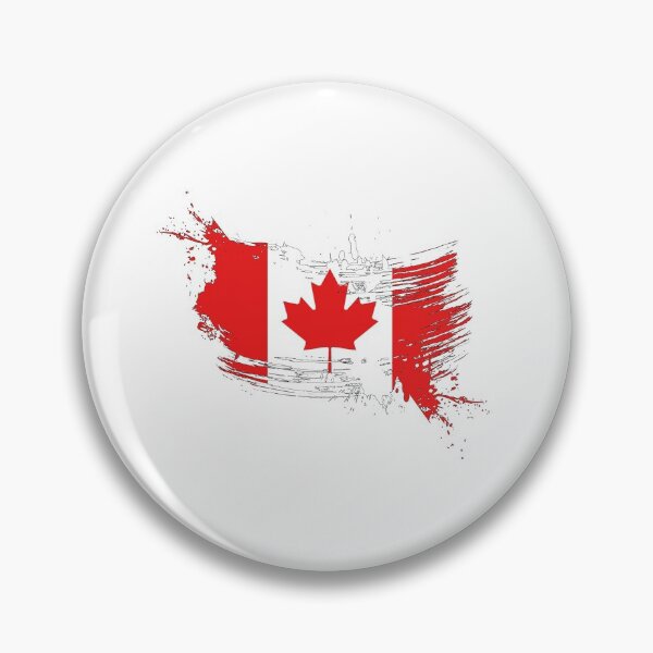 Item preview, Canada Flag Brush Splatter designed and sold by DCornel.