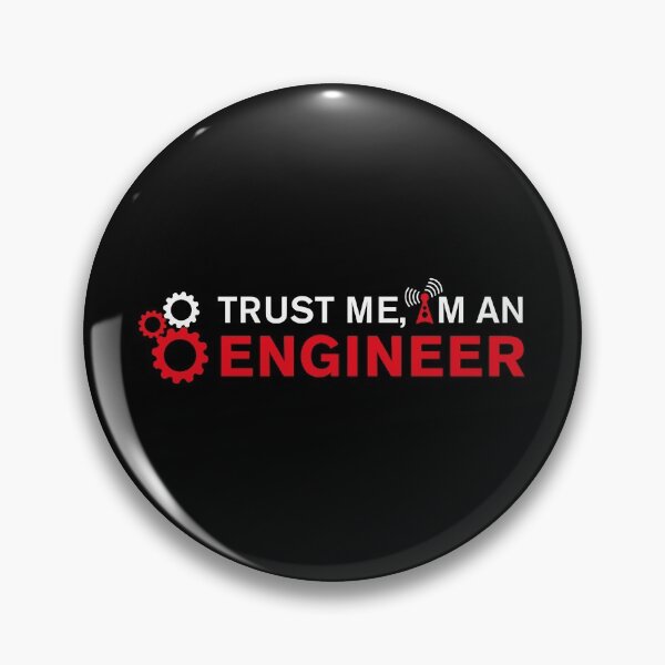 Item preview, Trust Me I'm an Engineer and gears (for black) designed and sold by DCornel.