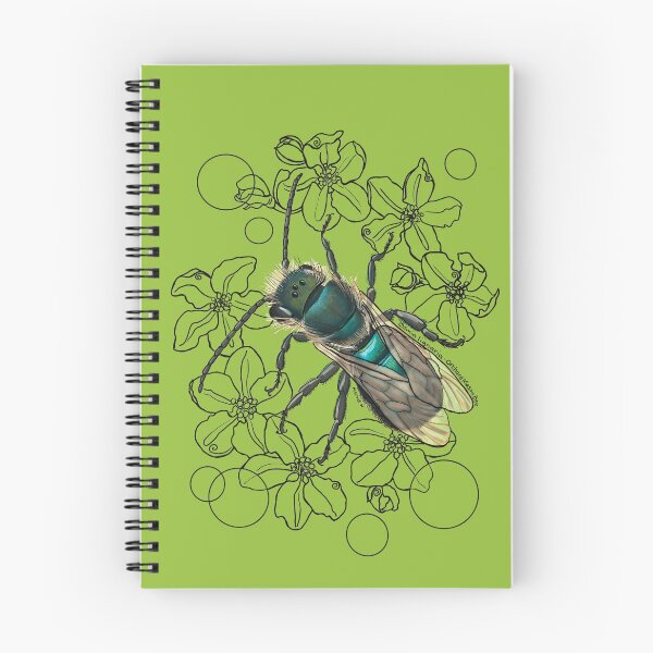 Item preview, Blue, Orchard, Mason Bee Doodle designed and sold by mernstw.