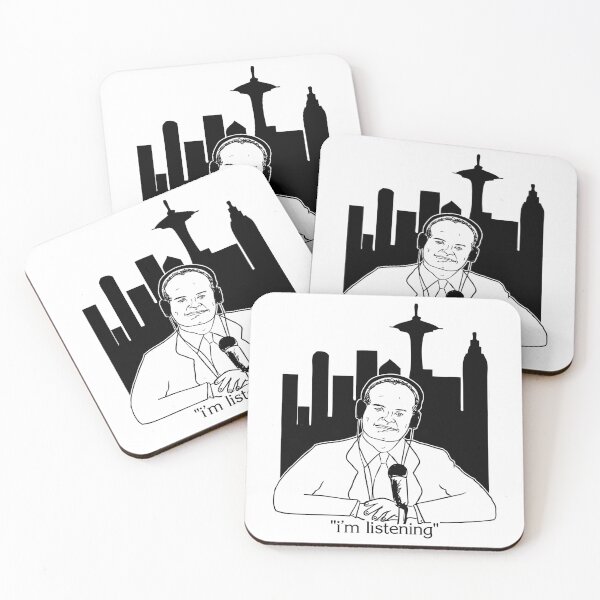 Item preview, Frasier I'm Listening With Seattle Skyline designed and sold by DemBoysTees.
