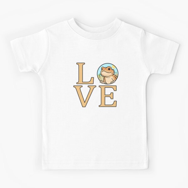 Bearded Dragon Love Kids T-Shirt