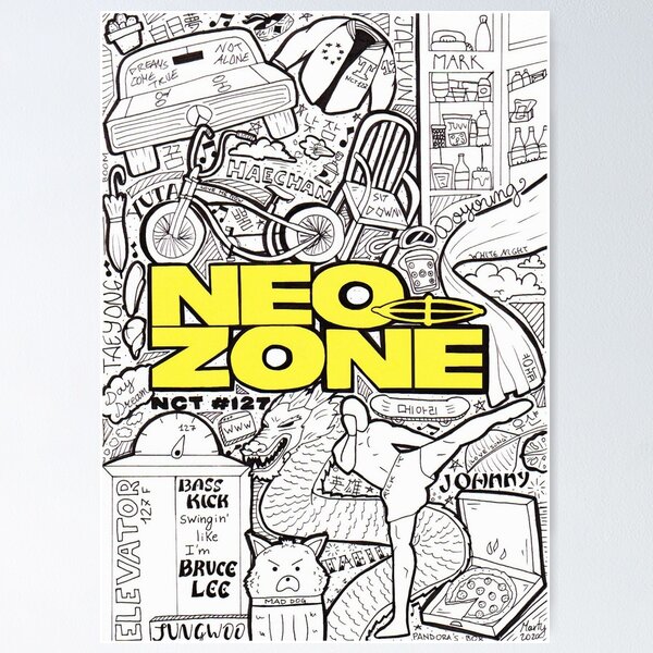 Item preview, Neo Zone Doodle designed and sold by Marty-doodles.
