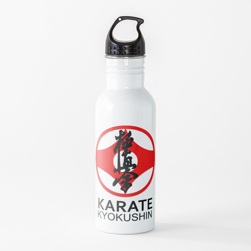 Kyokushin Karate Kanji and Symbol Water Bottle
