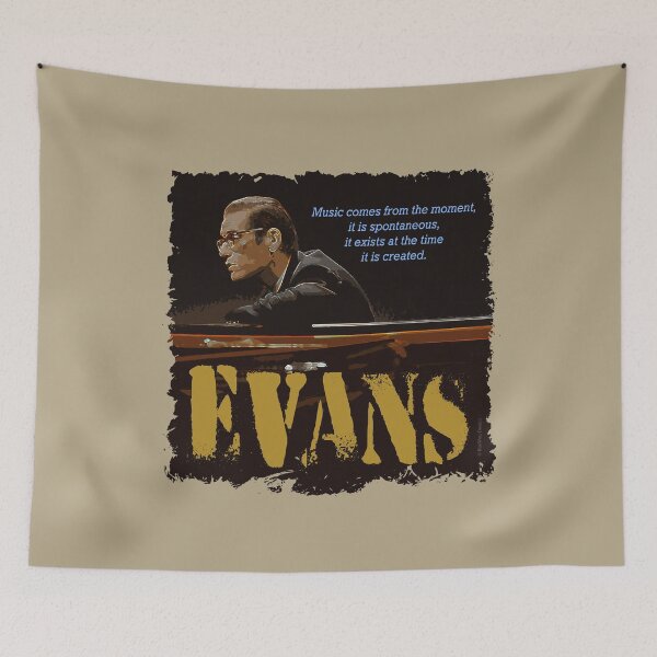 Artikelvorschau, Jazz Weisheit von Bill Evans entworfen und verkauft von bauwau-design.
