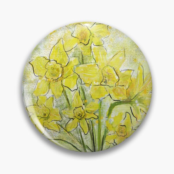 Item preview, Daffodils in Sunshine Yellow designed and sold by Clare Walker.