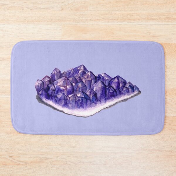Item preview, Watercolor Amethyst Cluster designed and sold by Kraina.