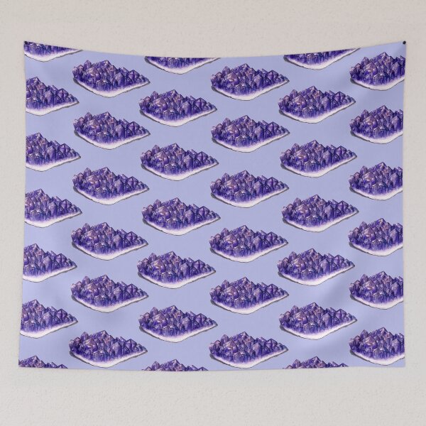 Item preview, Watercolor Amethyst Cluster designed and sold by Kraina.