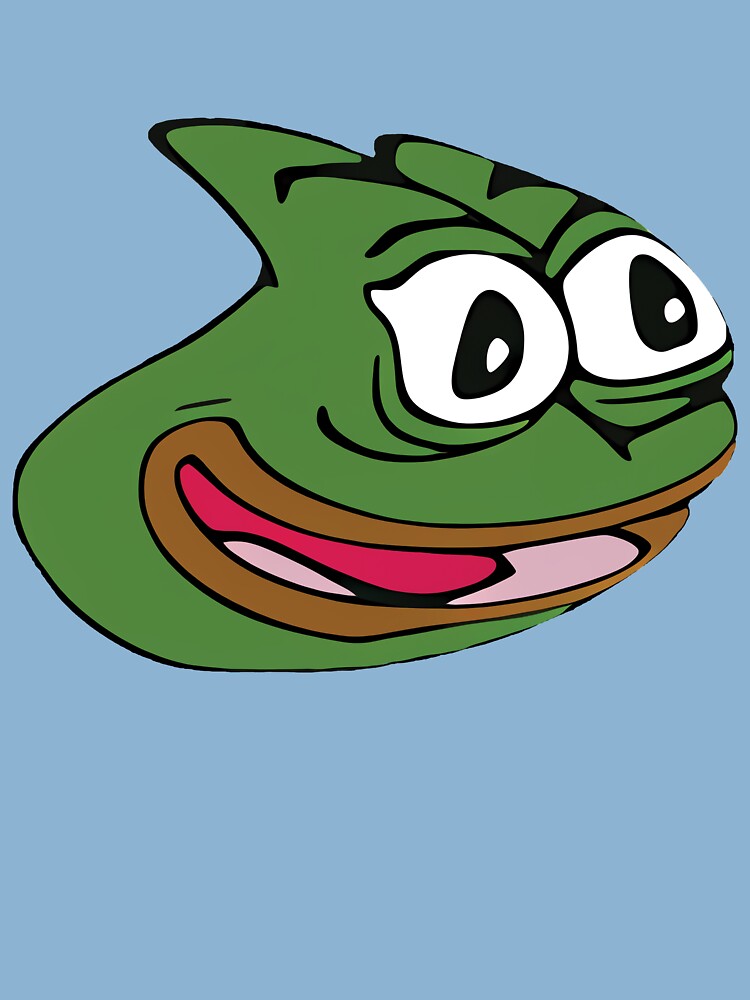 Pepega in HD Twitch Emote  Mounted Print for Sale by Reboot Designs