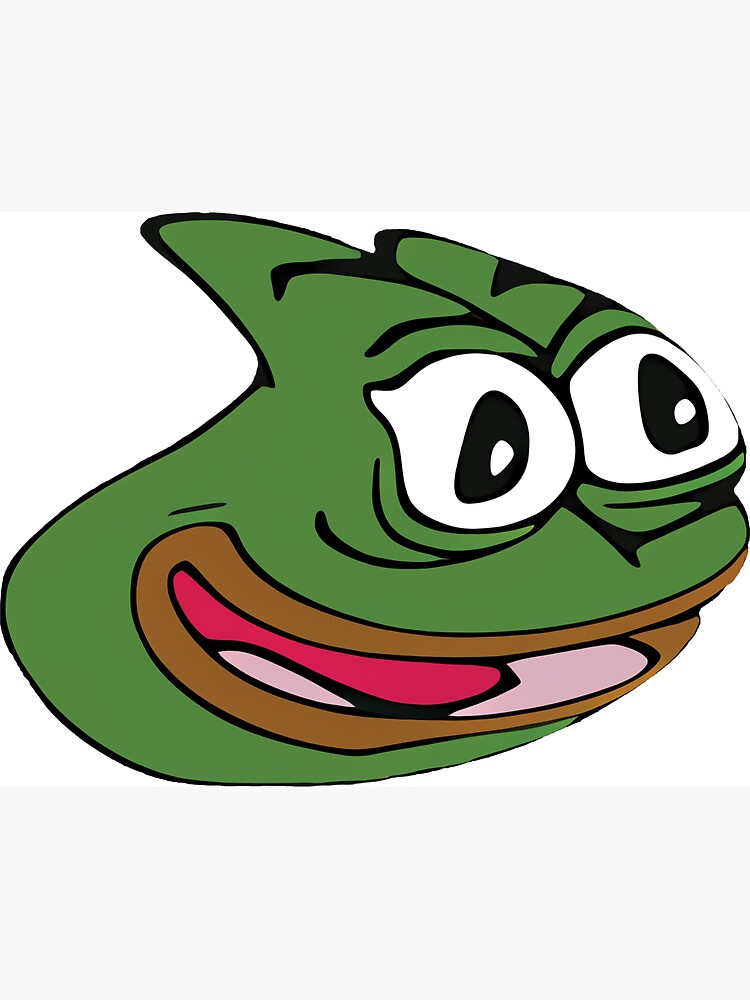 Pepega in HD Twitch Emote | Greeting Card