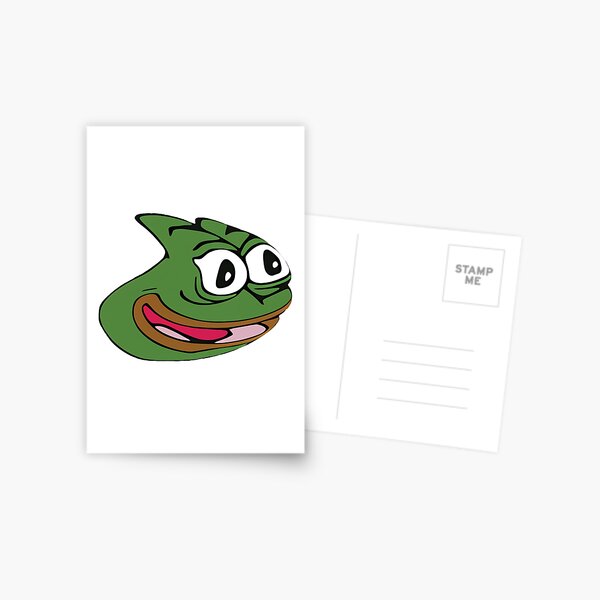 Pepega in HD Twitch Emote | Greeting Card