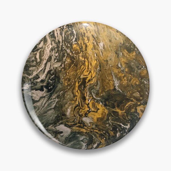 Artikelvorschau, Gold Rush 2, Acrylpouring, Fluid Art entworfen und verkauft von Atelier-Hayn.
