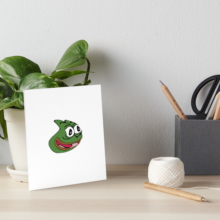 Pepega in HD Twitch Emote | Greeting Card