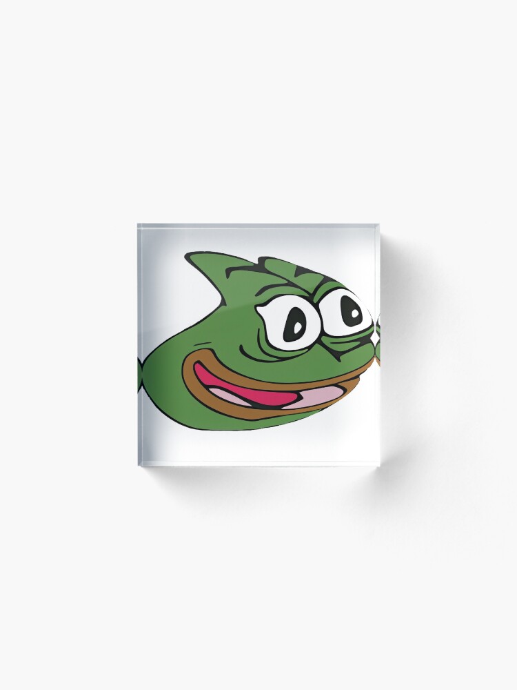 Pepega in HD Twitch Emote  Mounted Print for Sale by Reboot Designs