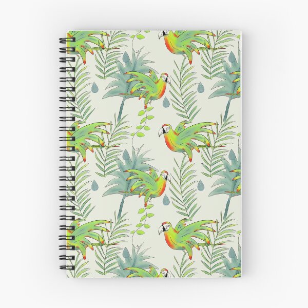 Item preview, Parrots and Palm Leaves designed and sold by Clare Walker.