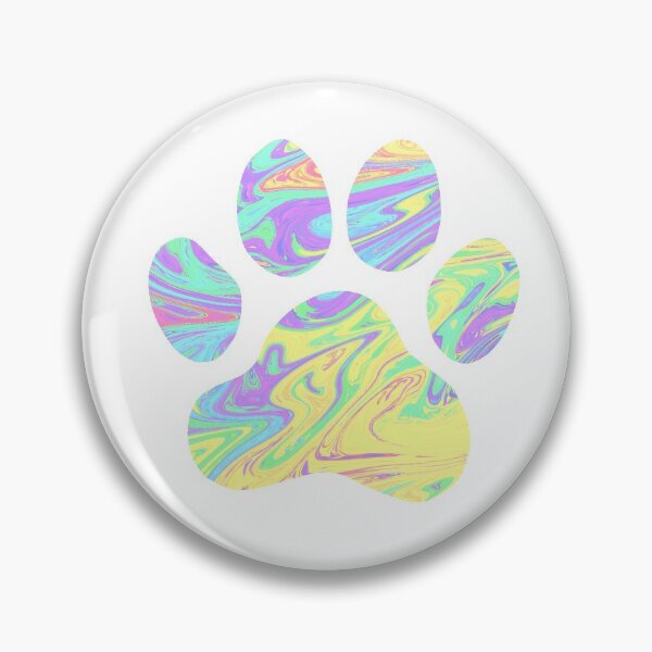 Item preview, Neon Dog Paw designed and sold by BohemianBalance.