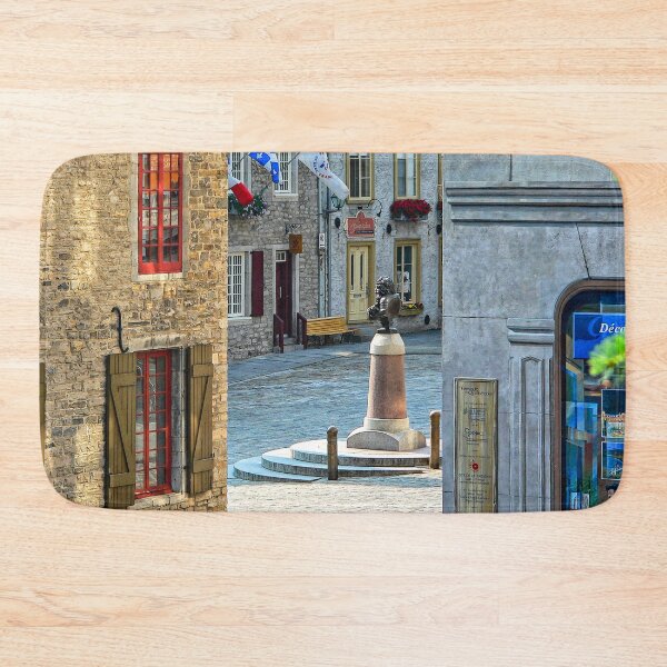 Item preview, Rue Sous-le-Fort And Louis XIV Monument, Old Quebec City designed and sold by Yannik Hay.