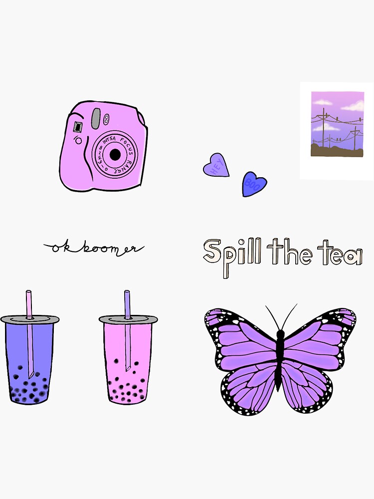 "Pastel sticker pack" Sticker by stephanieso Redbubble