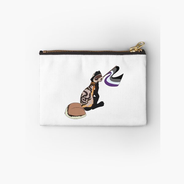 Item preview, LGBT+ Marbled Polecat - Asexual designed and sold by DovahCourts.