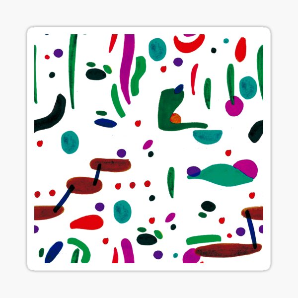 ABSTRACT PRINTING Sticker
