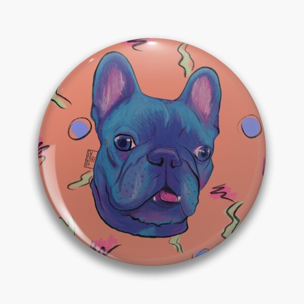Item preview, French Bulldog with Peach Background designed and sold by ewsherbert.