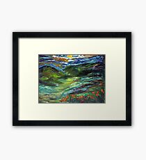 MOONSHINE VALLEY Framed Print