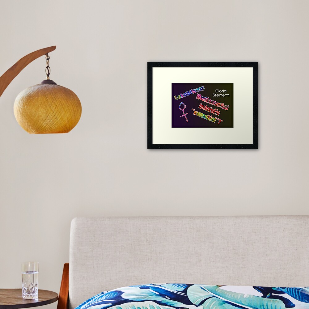 Look at it this way... Framed Art Print