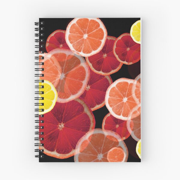 Item preview,    SLICED LEMONS & ORANGE CITRUS BLACK COLOR ABSTRACT  ART  designed and sold by sharlesart.