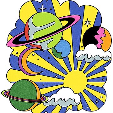 Artwork thumbnail, Retro Planets by paytonstach