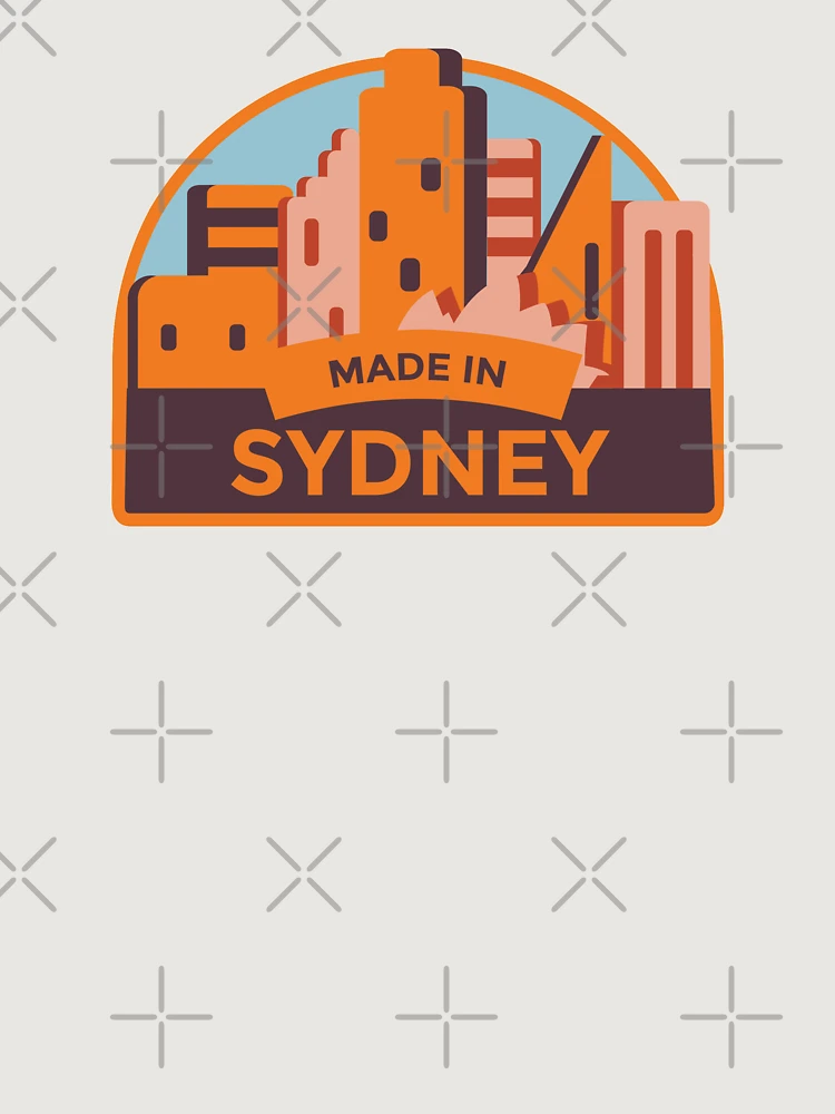 Thumbnail 6 of 6, Premium Oversized Hoodie, Made In Sydney Sticker designed and sold by RajaGraphica.