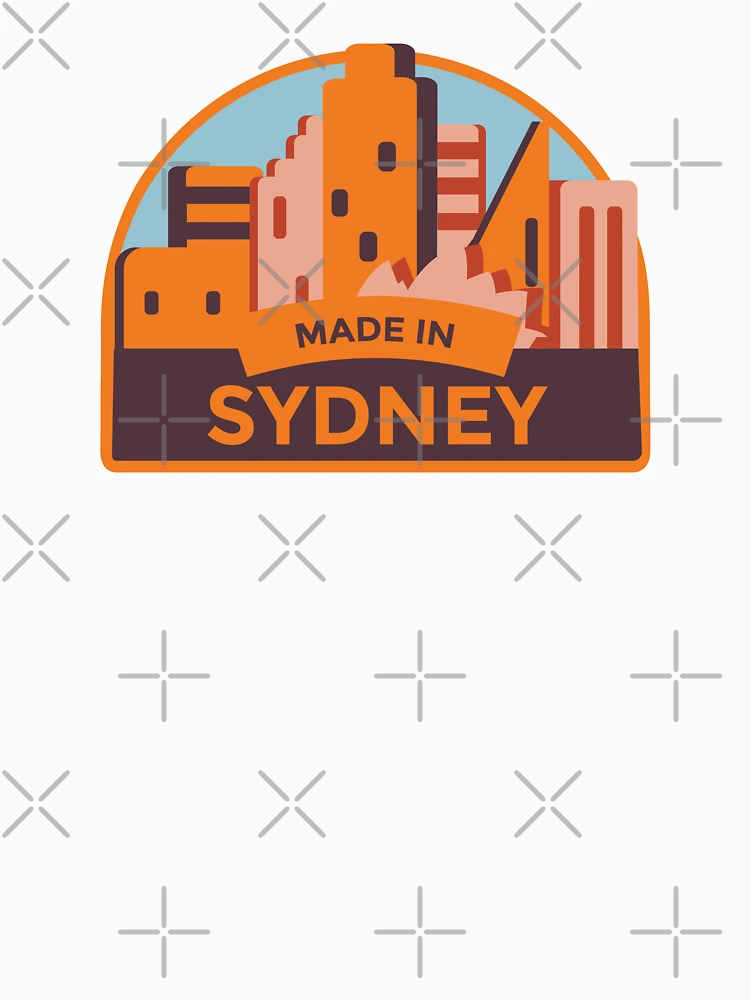 Thumbnail 6 of 6, Pullover Hoodie, Made In Sydney Sticker designed and sold by RajaGraphica.