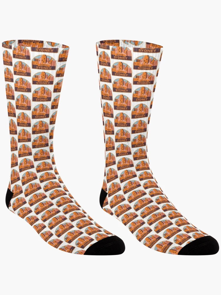 Thumbnail 3 of 5, Socks, Made In Sydney Sticker designed and sold by RajaGraphica.