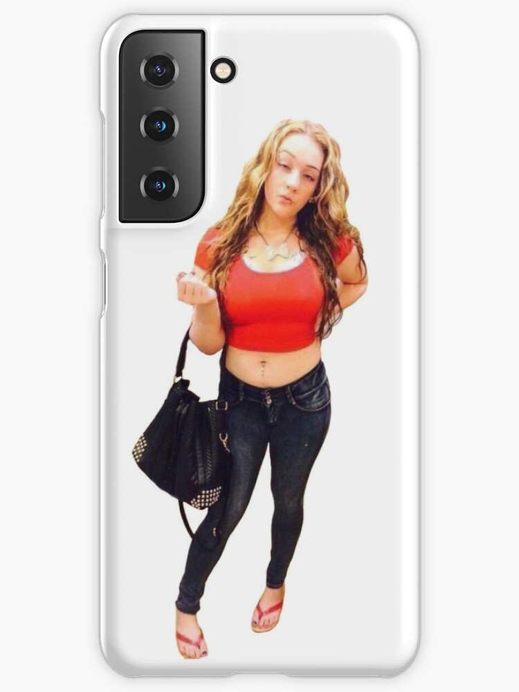 Girl With Purse Twitter Meme Samsung Galaxy Phone Case By Olivia Krig Redbubble