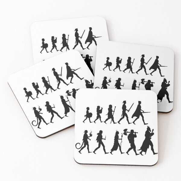 Item preview, RPG Races Chart - Black designed and sold by Milmino.