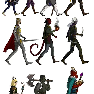 Artwork thumbnail, RPG Races Chart - Colour by Milmino