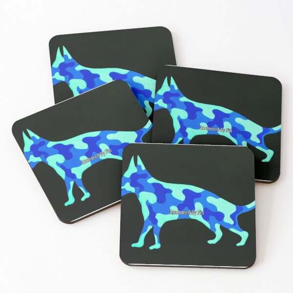 Item preview, Aqua Camouflage NC German Shepherd  designed and sold by barryknauff.