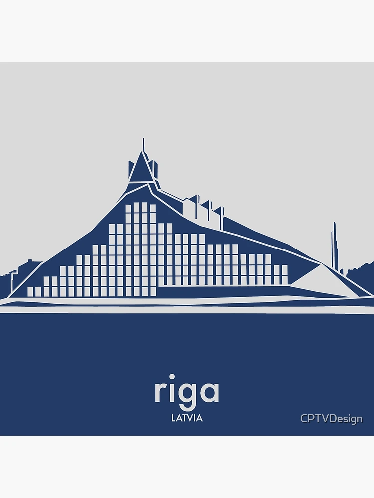 Thumbnail 2 of 2, Postcard, Iconic Riga designed and sold by CPTVDesign.