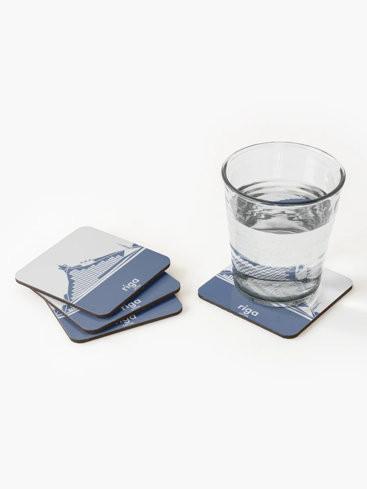 Thumbnail 2 of 5, Coasters (Set of 4), Iconic Riga designed and sold by CPTVDesign.