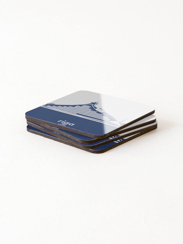 Thumbnail 4 of 5, Coasters (Set of 4), Iconic Riga designed and sold by CPTVDesign.
