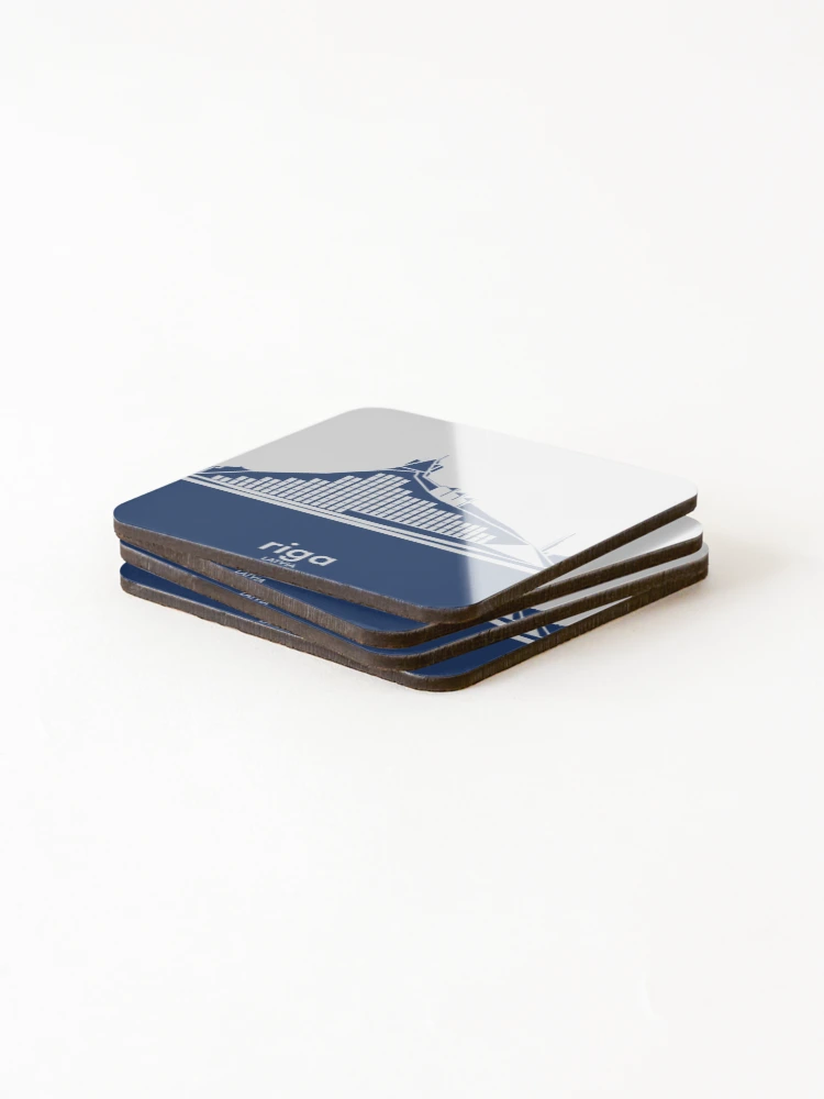 Thumbnail 4 of 5, Coasters (Set of 4), Iconic Riga designed and sold by CPTVDesign.