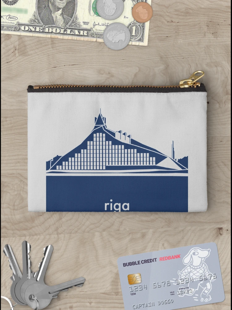 Thumbnail 3 of 4, Zipper Pouch, Iconic Riga designed and sold by CPTVDesign.