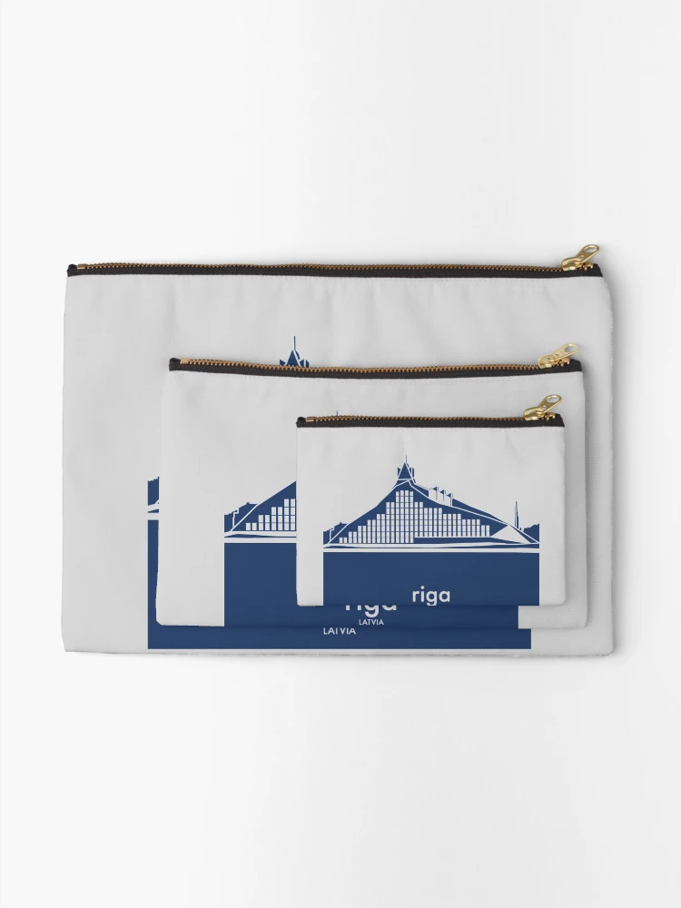 Thumbnail 2 of 4, Zipper Pouch, Iconic Riga designed and sold by CPTVDesign.