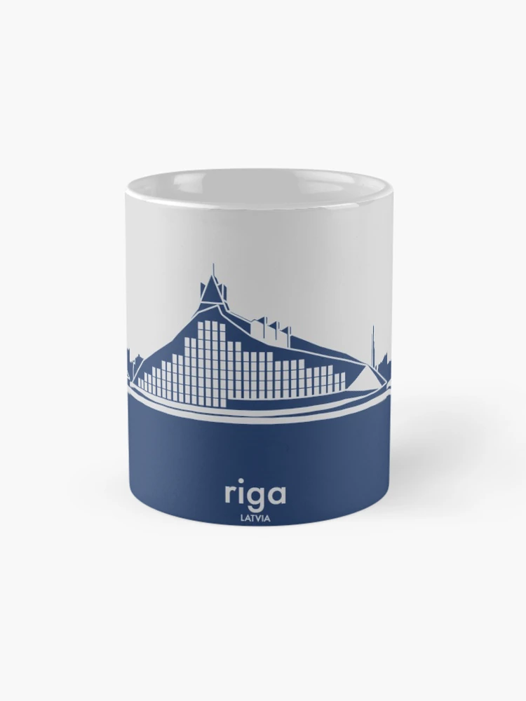 Thumbnail 4 of 6, Coffee Mug, Iconic Riga designed and sold by CPTVDesign.