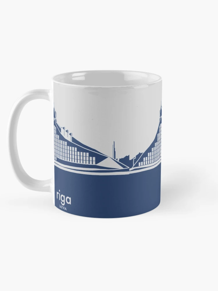 Thumbnail 5 of 6, Coffee Mug, Iconic Riga designed and sold by CPTVDesign.